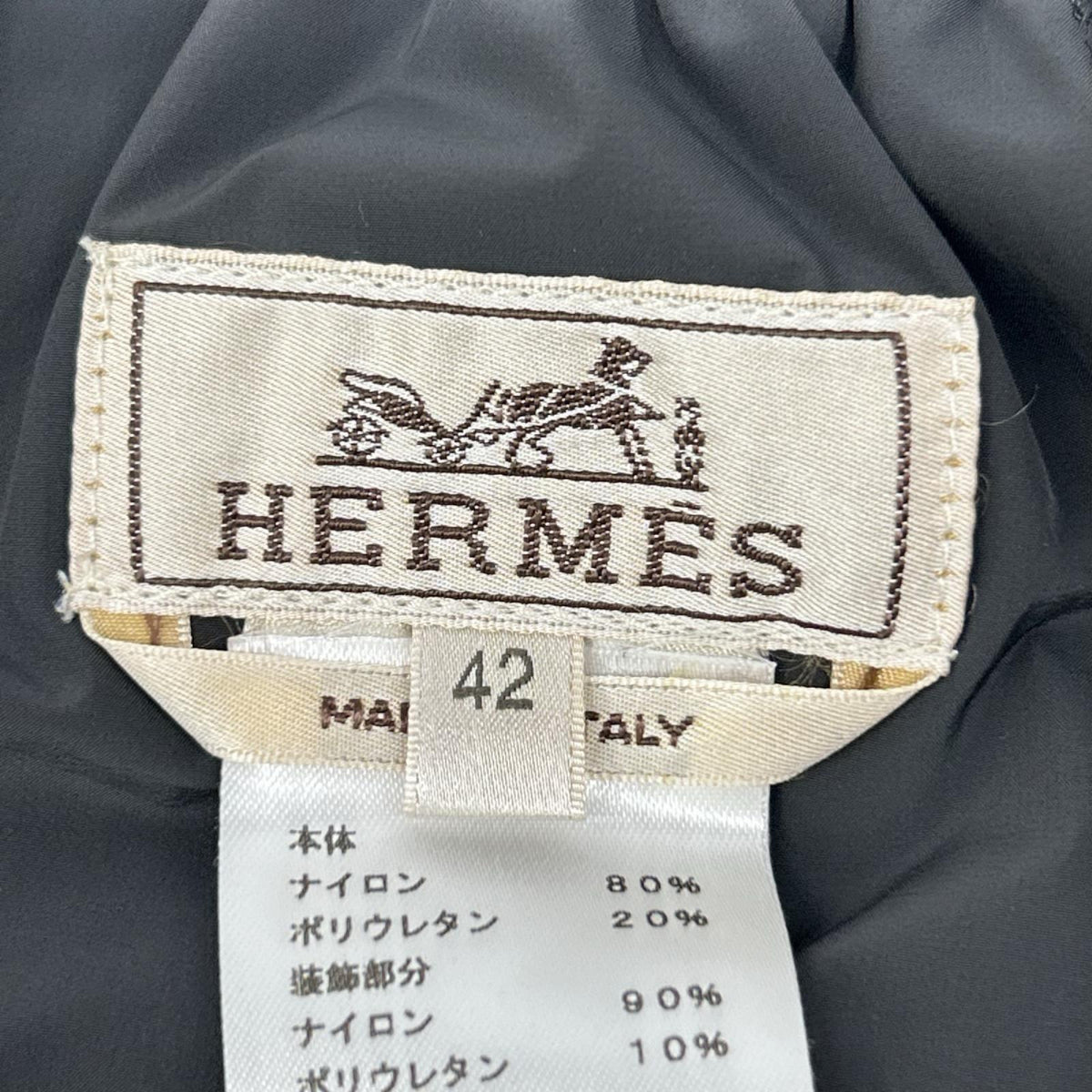 HERMES エルメス 21-5535 グレー ナイロン イージージョガーパンツ ボトムス