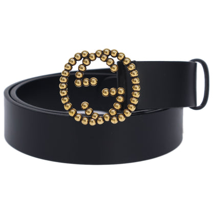 GUCCI グッチ 【美品】282323 A8W0T インターロッキングG バックル レザー ベルト