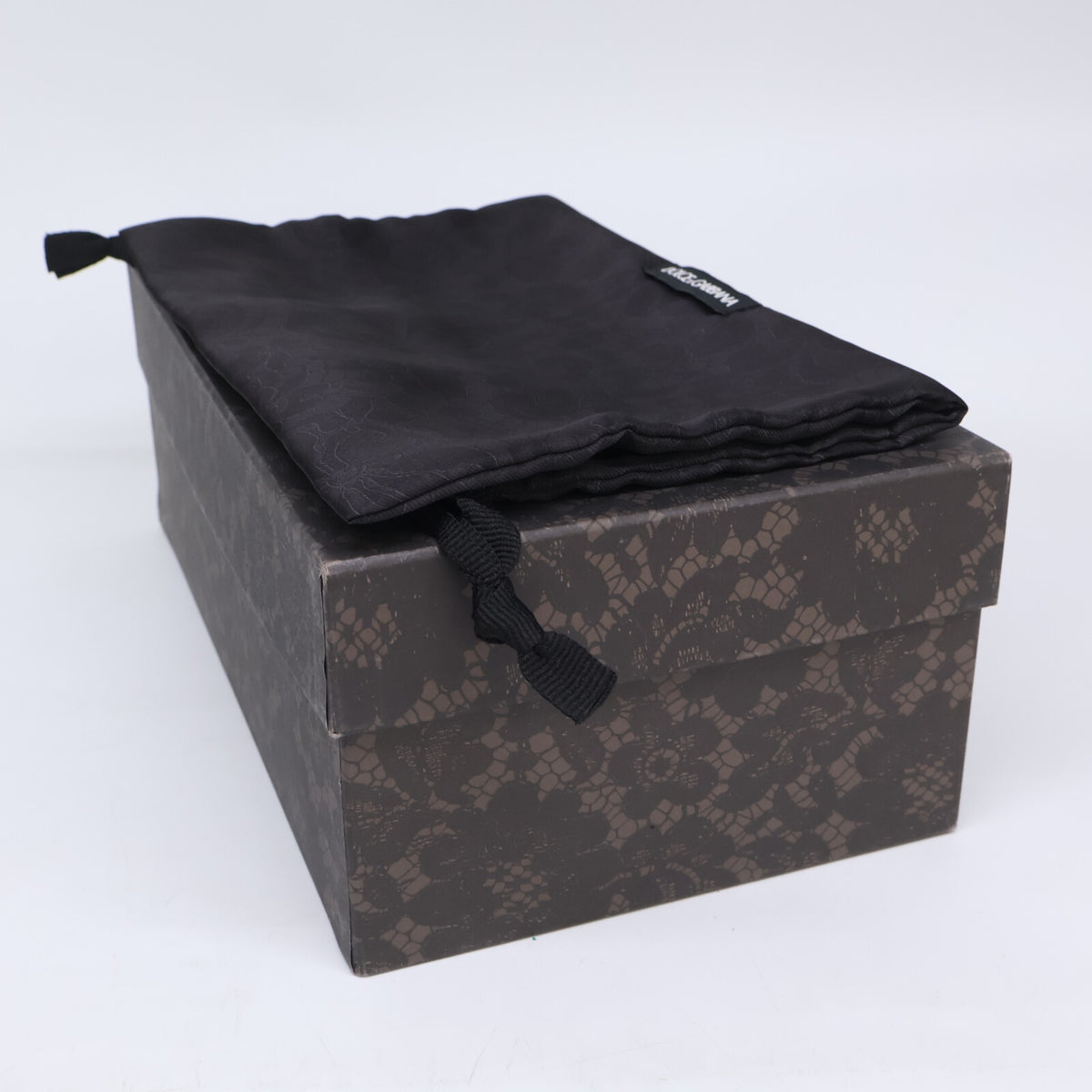 DOLCE&GABBANA ドルチェアンドガッバーナ 【美品】231 CD0101AL1981 ビジューバックル レース ヒールパンプス シューズ