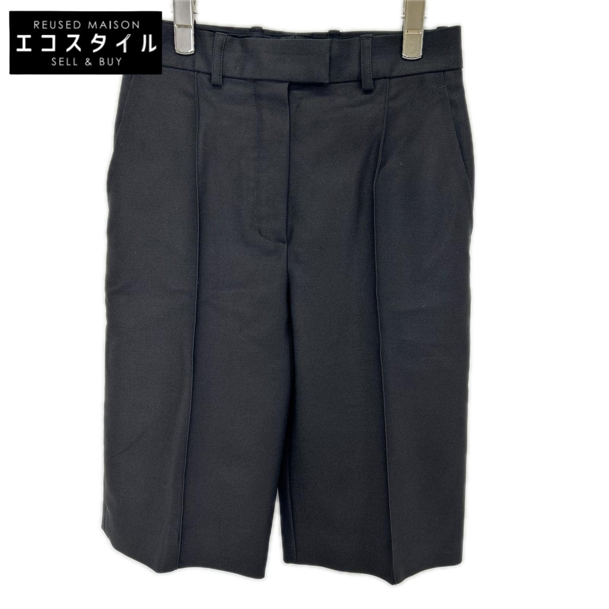 HERMES エルメス 5H0435DA クルードセル ブラック ハーフパンツ ボトムス