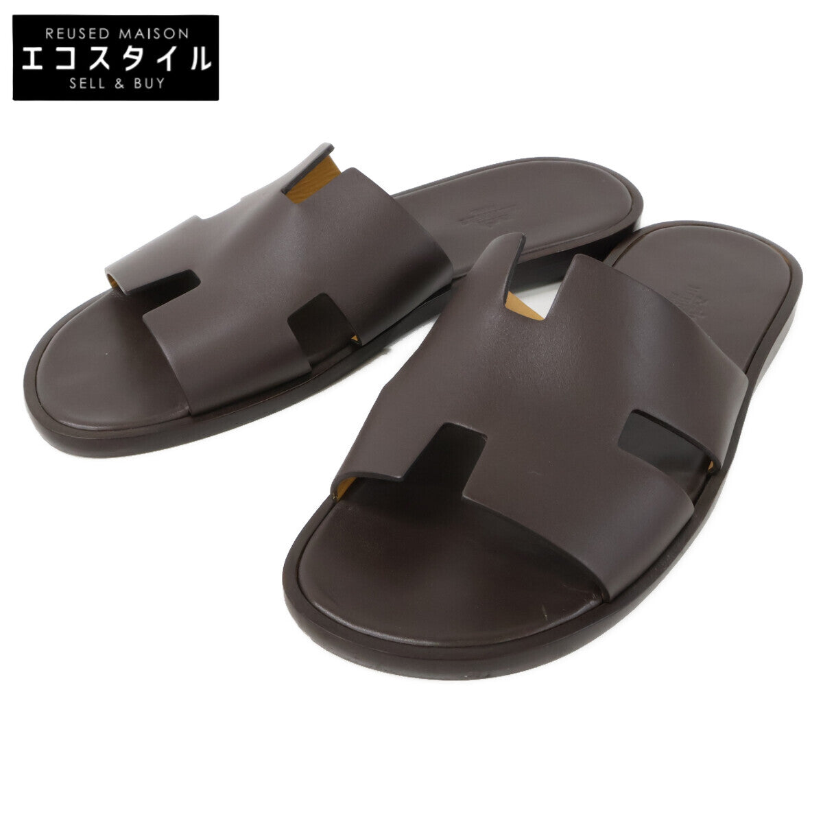 HERMES エルメス 【美品】141ZH Izmir イズミール レザーサンダル シューズ