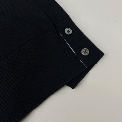 THOM BROWNE トムブラウン 22AW FKC469-Y3007 ネイビー×ブルー RWB シャツ ドッキングロングカーディガン トップス