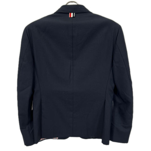 THOM BROWNE トムブラウン MJC001A-00626415 ネイビー ウール シングルブレスト ブレザー ジャケット