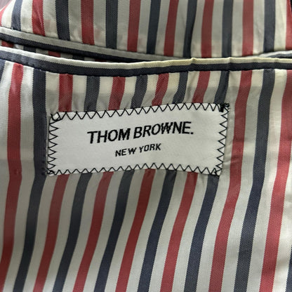 THOM BROWNE トムブラウン MJC001A-00626415 ネイビー ウール シングルブレスト ブレザー ジャケット