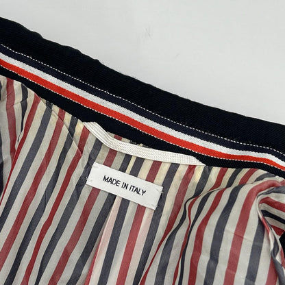 THOM BROWNE トムブラウン MJC001A-00626415 ネイビー ウール シングルブレスト ブレザー ジャケット