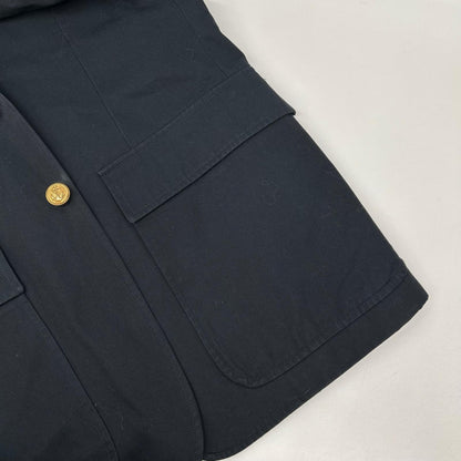 THOM BROWNE トムブラウン A0121I1045 ブラック 金ボタン シングル テーラードジャケット ジャケット