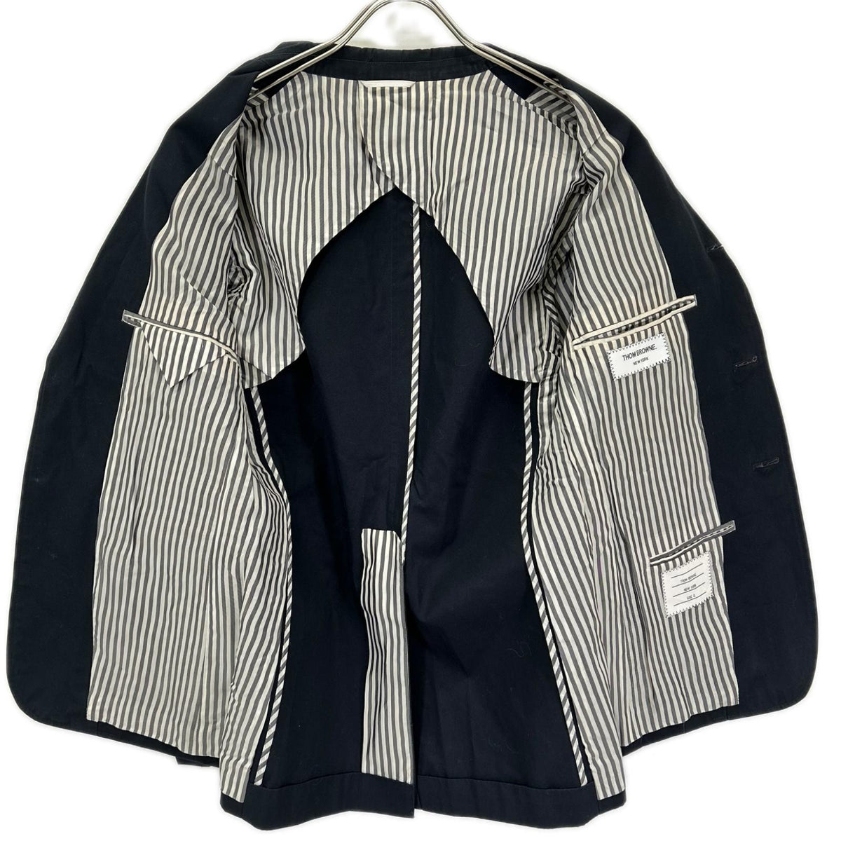 THOM BROWNE トムブラウン A0121I1045 ブラック 金ボタン シングル テーラードジャケット ジャケット