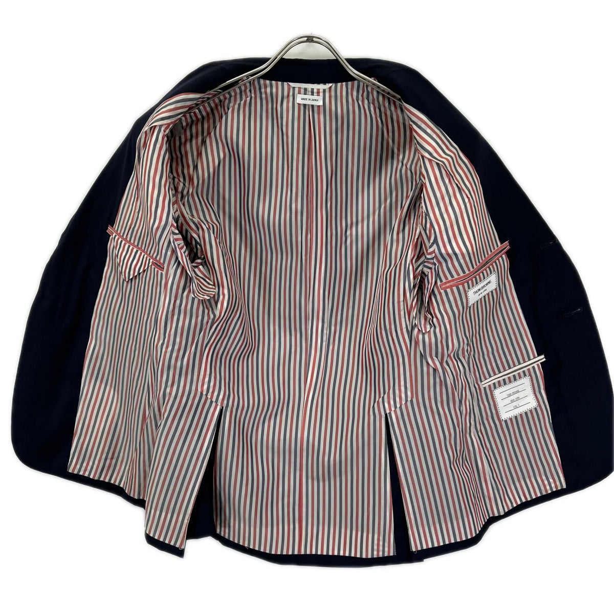 THOM BROWNE トムブラウン MJC001A-00096415 ネイビー 金ボタン シングル テーラードジャケット ジャケット