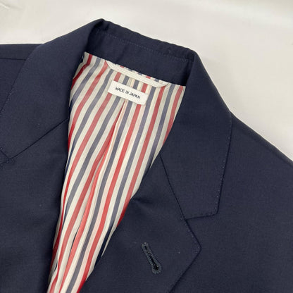 THOM BROWNE トムブラウン MJC001A-00096415 ネイビー 金ボタン シングル テーラードジャケット ジャケット