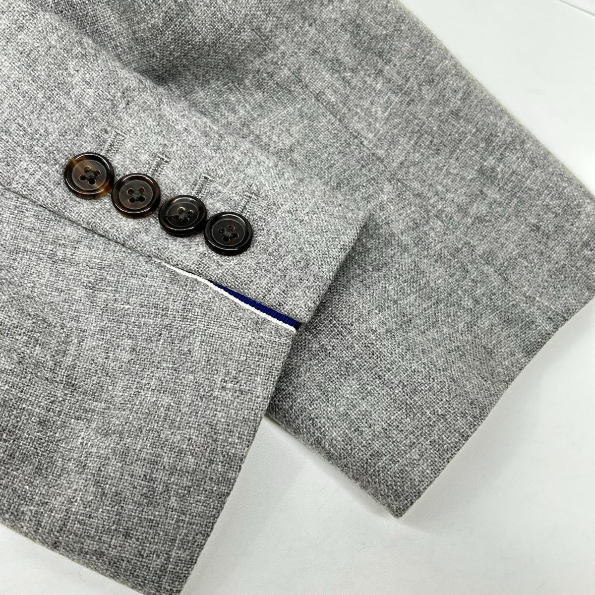 THOM BROWNE トムブラウン 01103I1021 グレー シングル 2B テーラードジャケット ジャケット