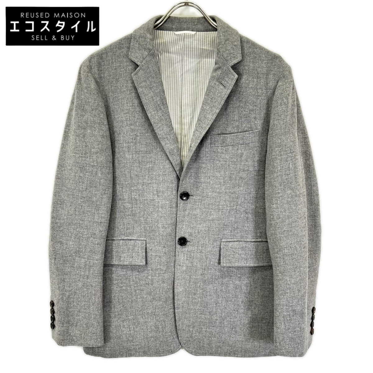 THOM BROWNE トムブラウン 01103I1021 グレー シングル 2B テーラードジャケット ジャケット