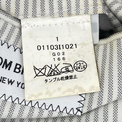 THOM BROWNE トムブラウン 01103I1021 グレー シングル 2B テーラードジャケット ジャケット