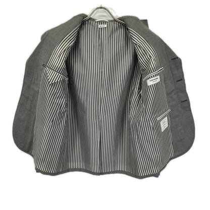 THOM BROWNE トムブラウン MJC259AW8646 グレー シングル フード付き テーラードジャケット ジャケット