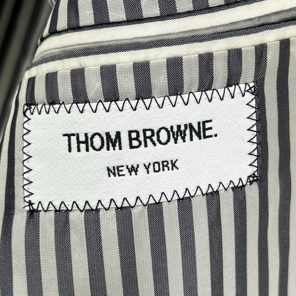 THOM BROWNE トムブラウン MJC259AW8646 グレー シングル フード付き テーラードジャケット ジャケット