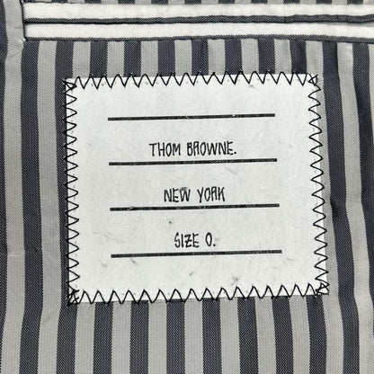 THOM BROWNE トムブラウン MJC259AW8646 グレー シングル フード付き テーラードジャケット ジャケット