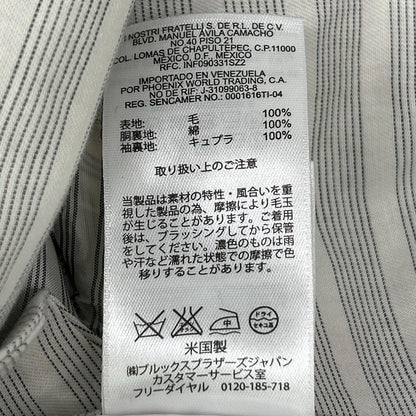 ネイビー USA製 サイドベンツ シングル 3Bテーラードジャケット ジャケット