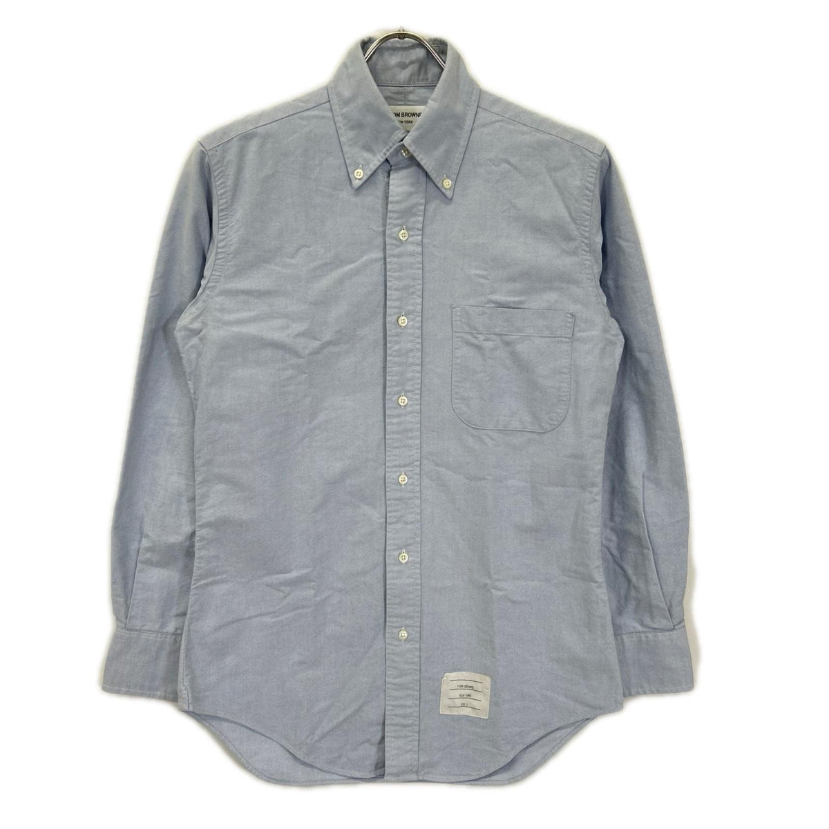 THOM BROWNE トムブラウン MWL001AW5258 ブルー コットン 長袖シャツ トップス