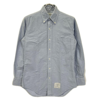THOM BROWNE トムブラウン MWL001AW5258 ブルー コットン 長袖シャツ トップス