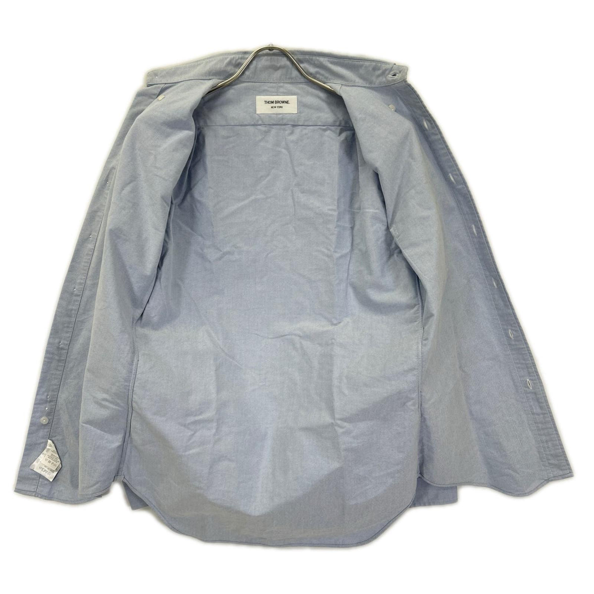 THOM BROWNE トムブラウン MWL001AW5258 ブルー コットン 長袖シャツ トップス
