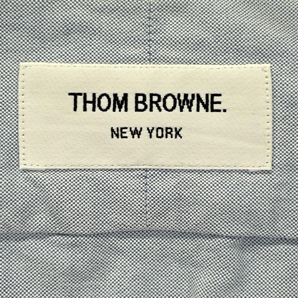 THOM BROWNE トムブラウン MWL001AW5258 ブルー コットン 長袖シャツ トップス