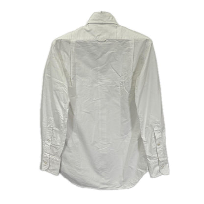 THOM BROWNE トムブラウン MWL8A-00139100 ホワイト コットン ボタンダウンシャツ トップス
