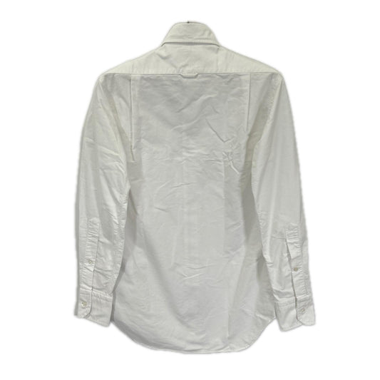THOM BROWNE トムブラウン MWL8A-00139100 ホワイト コットン ボタンダウンシャツ トップス