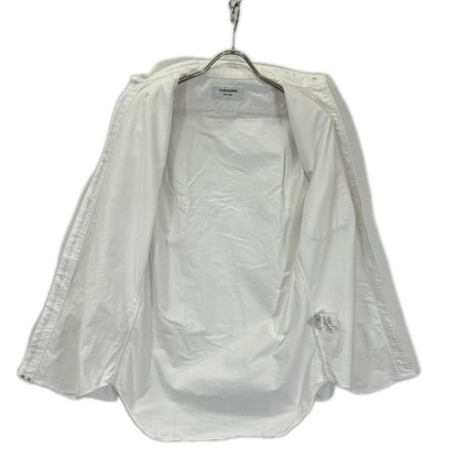 THOM BROWNE トムブラウン MWL8A-00139100 ホワイト コットン ボタンダウンシャツ トップス