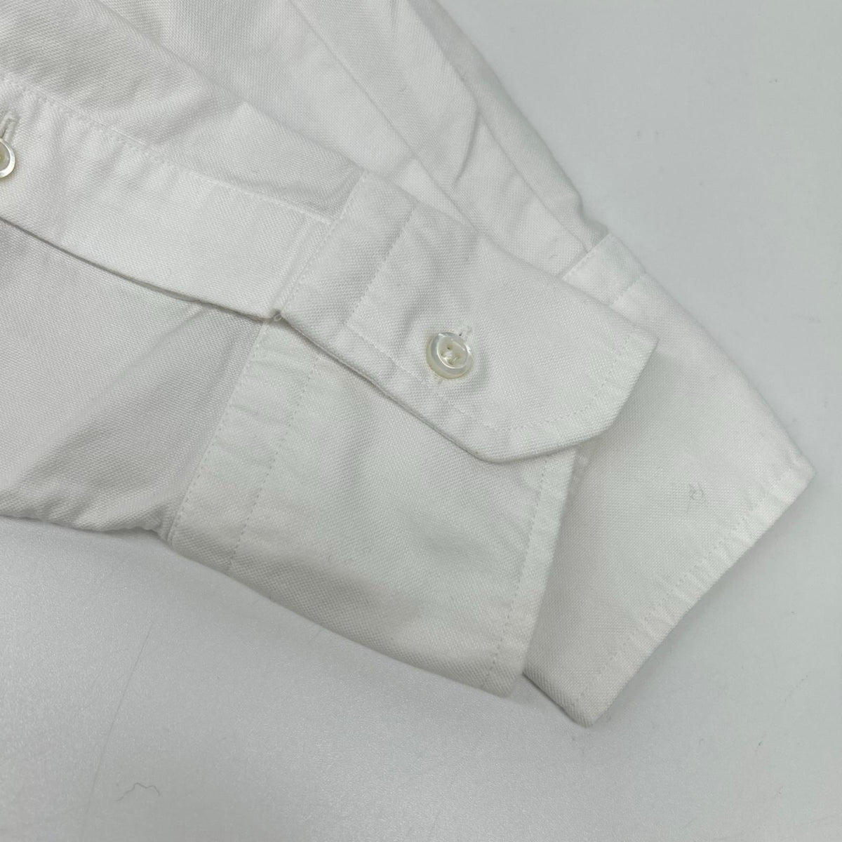 THOM BROWNE トムブラウン MWL8A-00139100 ホワイト コットン ボタンダウンシャツ トップス