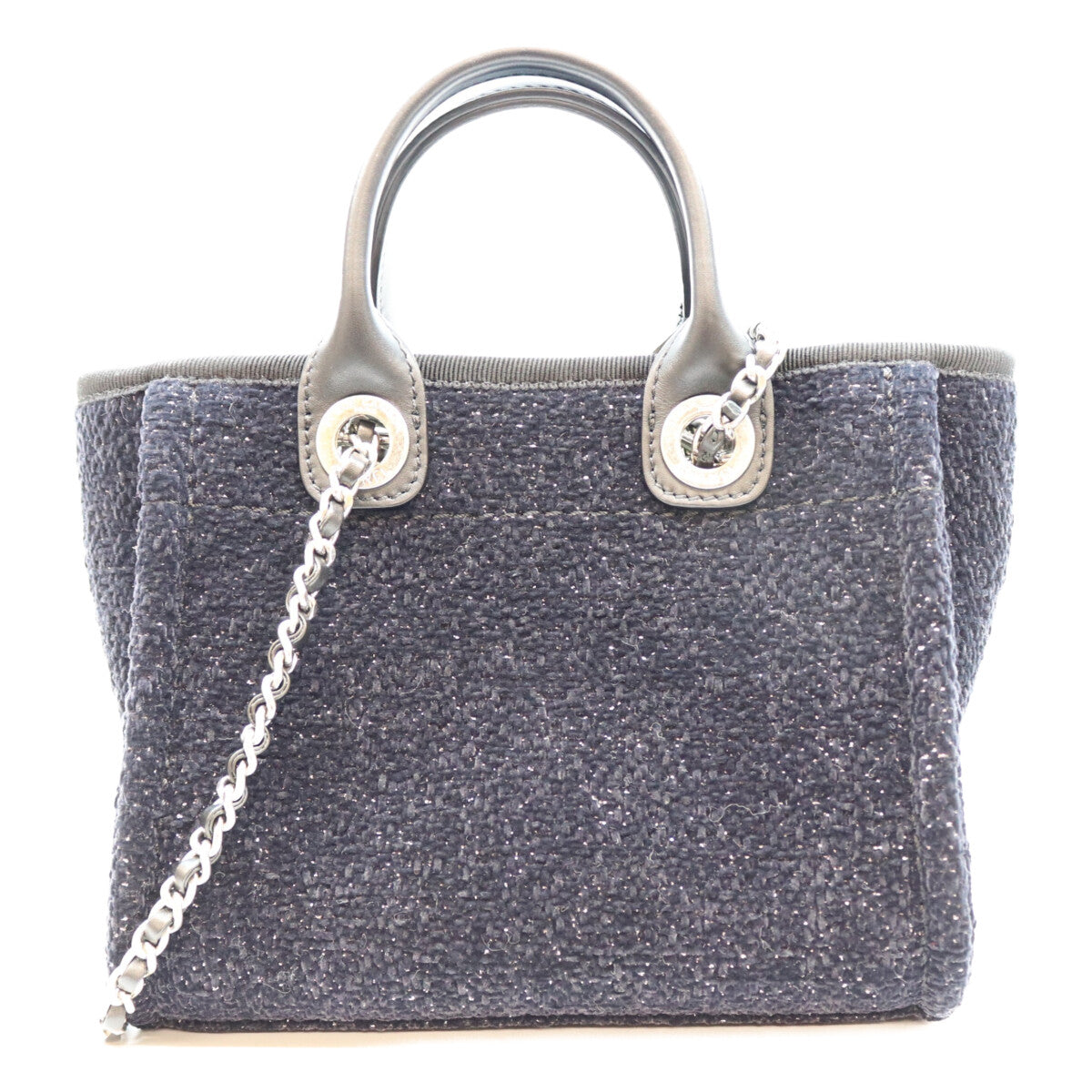 CHANEL シャネル 26-27AW AS6374 黒 ツイード ミニドーヴィル チェーンショルダーバッグ ショルダーバッグ