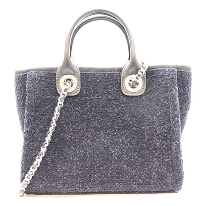 CHANEL シャネル 26-27AW AS6374 黒 ツイード ミニドーヴィル チェーンショルダーバッグ ショルダーバッグ