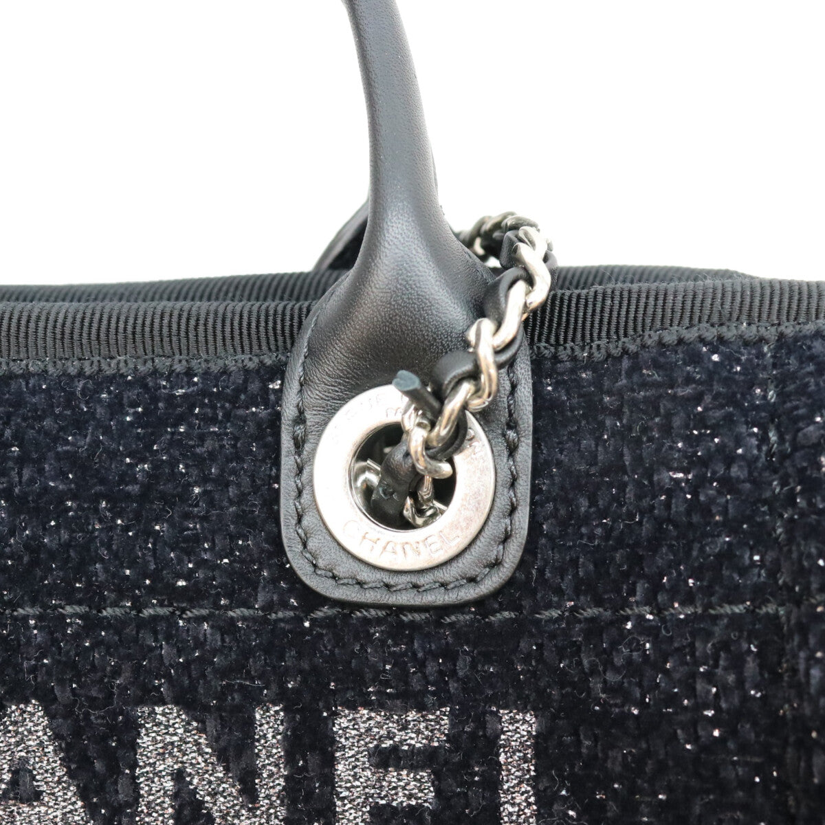 CHANEL シャネル 26-27AW AS6374 黒 ツイード ミニドーヴィル チェーンショルダーバッグ ショルダーバッグ