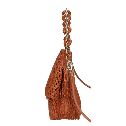 LOEWE ロエベ x パウラズ イビサ 美品 ラフィア オラバッグ ドーナツチェーン ショルダーバッグ