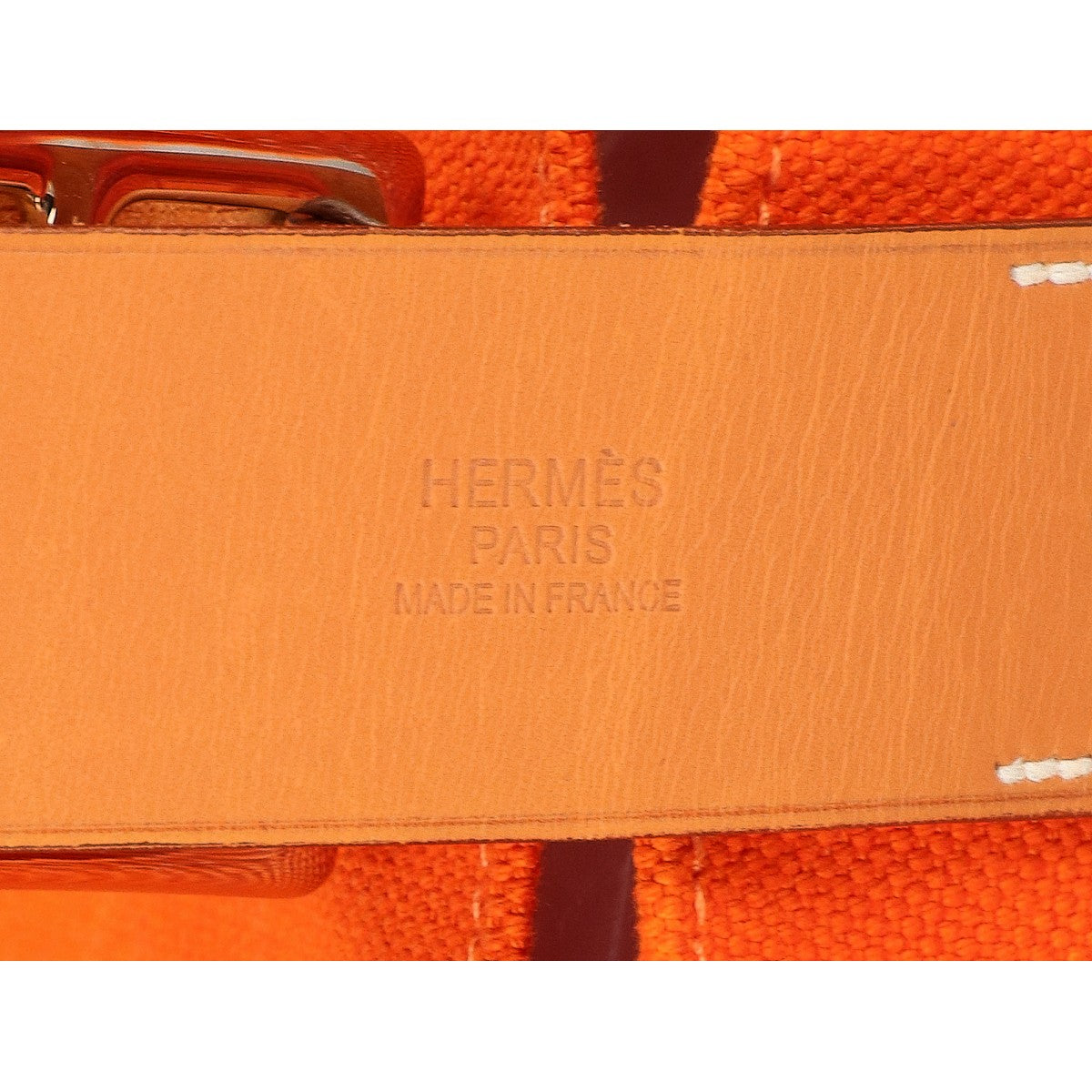 HERMES エルメス □N刻 トワルゴエラン/ヴァッシュハンター エトリヴィエール ショッピング トートバッグ