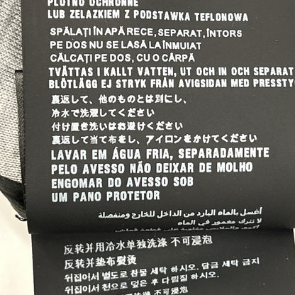 PRADA プラダ 17年製 グレー×ブラック ロートネック ショート丈 トレーナー トップス
