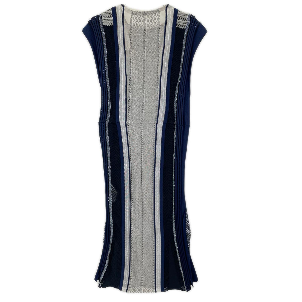 Mame Kurogouchi マメクロゴウチ 20SS ネイビー ニット ドレス ワンピース