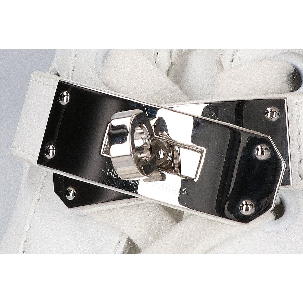 HERMES エルメス デイ ケリーバックル レザースニーカー シューズ