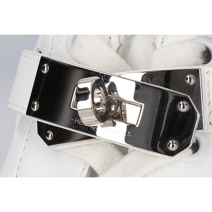 HERMES エルメス デイ ケリーバックル レザースニーカー シューズ