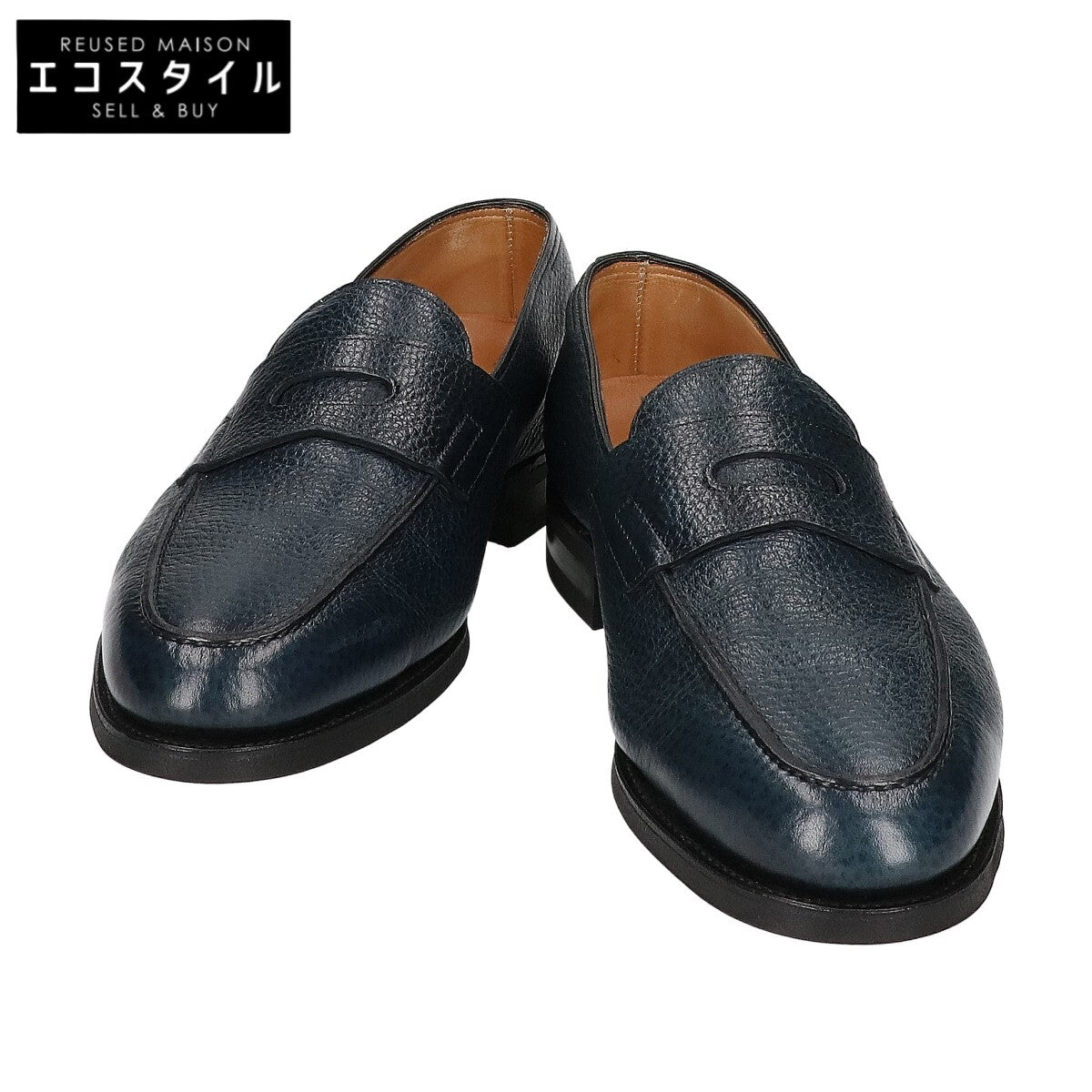 JOHNLOBB ジョンロブ ロペス グレインレザー ビブラムソール ローファー シューズ