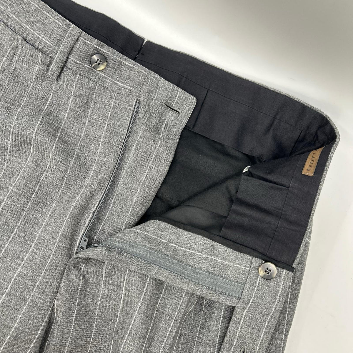 Stile Latino スティレラティーノ AULEO609PAR2 グレー ストライプ ダブル釦スーツ スーツ セットアップ