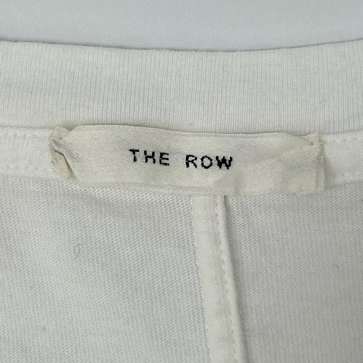 THE ROW ザ ロウ 9008 K526 Laviniaラヴィニア ホワイト クルーネックTシャツ トップス