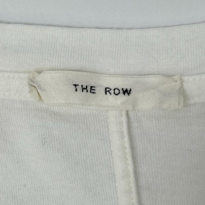 THE ROW ザ ロウ 9008 K526 Laviniaラヴィニア ホワイト クルーネックTシャツ トップス