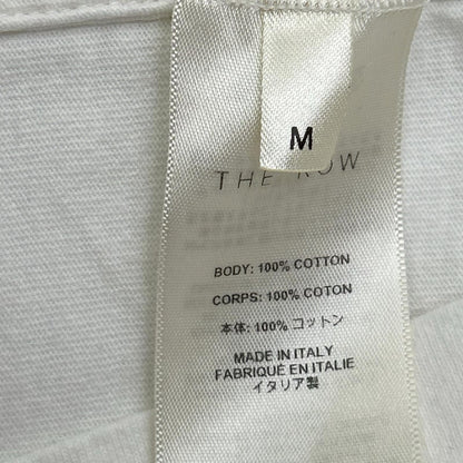 THE ROW ザ ロウ 9008 K526 Laviniaラヴィニア ホワイト クルーネックTシャツ トップス