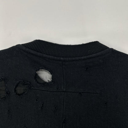 GIVENCHY ジバンシー 16P 7705 485 デストロイ加工 ロゴプリント スウェット トップス