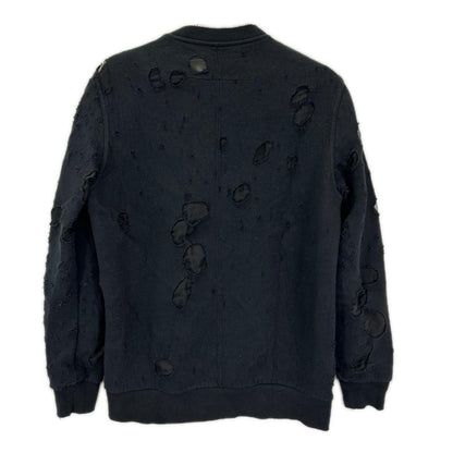 GIVENCHY ジバンシー 16P 7705 485 デストロイ加工 ロゴプリント スウェット トップス