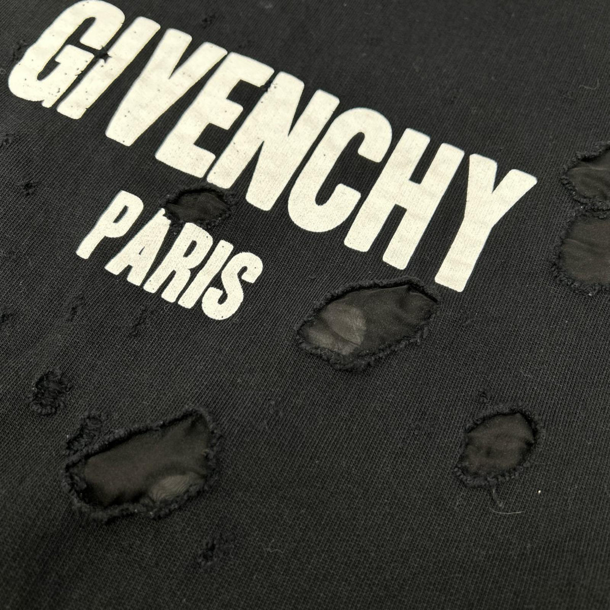 GIVENCHY ジバンシー 16P 7705 485 デストロイ加工 ロゴプリント スウェット トップス