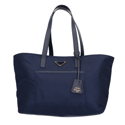 PRADA プラダ 1BG555 Re-Edition 1978 ミディアム Re-Nylon x サフィアーノレザー トートバッグ