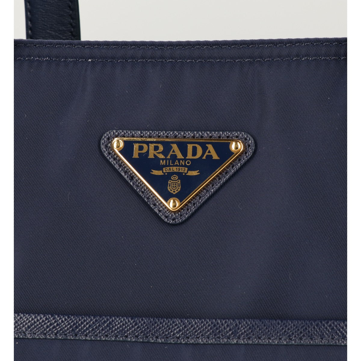 PRADA プラダ 1BG555 Re-Edition 1978 ミディアム Re-Nylon x サフィアーノレザー トートバッグ