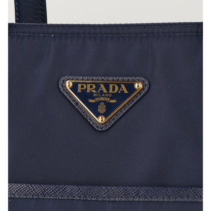 PRADA プラダ 1BG555 Re-Edition 1978 ミディアム Re-Nylon x サフィアーノレザー トートバッグ