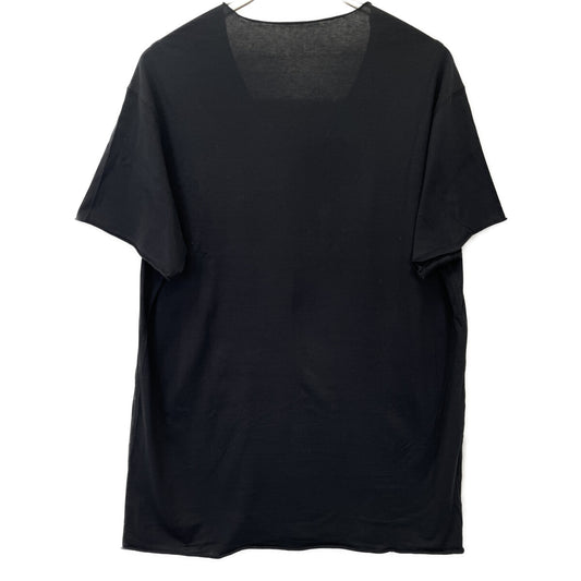 lucien pellat-finet Black Supima Cotton Swarovski Skull T-Shirt Tops XL Men's