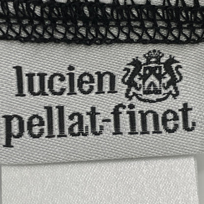 lucien pellat-finet 卢西恩·佩拉特·菲内 黑色 匹马棉 施华洛世奇骷髅头 T恤 上衣 XL 男士